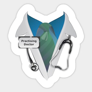 practising doctor Sticker